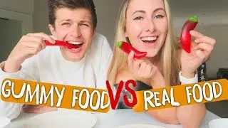 GUMMY FOOD vs. REAL FOOD 😱