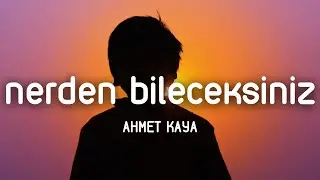 Ahmet Kaya - Nerden Bileceksiniz (Lyrics/S&ouml;zleri) #061 🔺