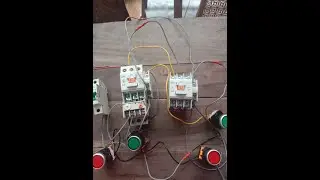 Magnetic contactor interlock diagram & connection.  Bangla