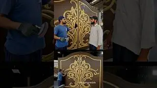 luxury gate cnc design golden 3d cnc casting design #gate #dubaihomes #doors #luxehomedxb #uae