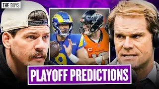 Greg Olsen, Will Compton & Taylor Lewan Give Their Playoff Predictions | Bussin' With The Boys