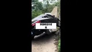 A brave man always wins in a narrow road.