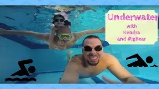 Underwater with Kendra and #JgBear