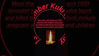 #KukiBlackDay 13 September 1993 Tangkhul led nscn im militants genocide 1000+ kuki people's