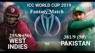HD Highlights Pakistan Vs West indies Cricket World Cup 2019 Fantasy