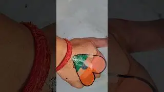 beautiful Indian flag 🇮🇳 drawing float in the water 💦#shorts #viral #art