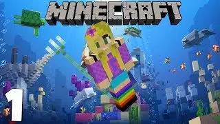 Minecraft 💧 UNDERWATER WORLD 🐬 Aquatic 1.13 Vanilla Survival Lets Play
