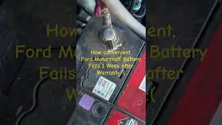 Ford Motorcraft Battery Fail! #car #fail #ford #shorts