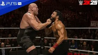 WWE 2K25 PS5 Gameplay - Roman Reigns vs Big Show | Epic Dream Match | 24 Agustus 2025