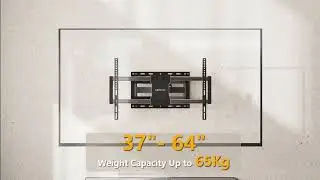 Enhance Your Viewing Experience with the BONTEC Full Motion TV Wall Mount - For 37-86 Inch TVs!