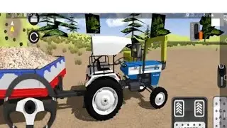 New tractor game 202||new game 3d farming||tractor simulator android games|| tractor driving #play