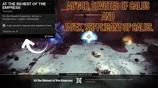 Destiny 2 - On the Derelict Leviathan defeat a troublesome Loyalist Commander