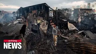 Large fire destroys more than 1,000 shanty homes in Manila