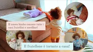 UNUSUAL... PREGNANCY🩸🤰🏻| Ivo arriva a casa e conosce tutti i suoi fratellini!👦🏽💜