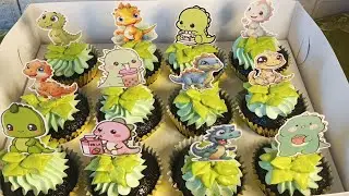 Cherry Carlet is live! Dino Themed Cake Decorating 2