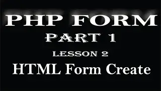 php tutorial  PHP FORM in hindi Part 1 Form Create