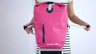 Bomence Fahrradtasche f&uuml;r Gep&auml;cktr&auml;ger / pinke Radtasche hinten / Gep&auml;cktr&auml;gertasche f&uuml;rs Fahrrad