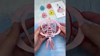 Beautiful Paper Cutting Art Tutorial | DIY Red Paper Flowers & Lanterns