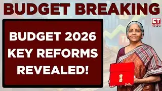 Budget 2026 Live: First 10 Minutes Of FM Nirmala Sitharaman's Budget Speech | Key Reforms Unveiled