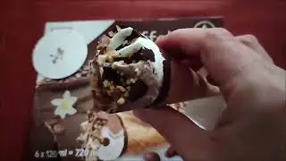 ASMR Slovak Soft spoken - Yummy Ice cream cone tasting - Relaxing Unboxing