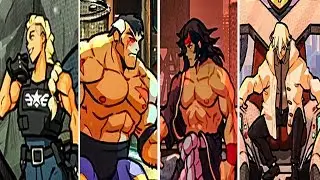 Streets of Rage 4 All Bosses / All Boss Fights & Ending