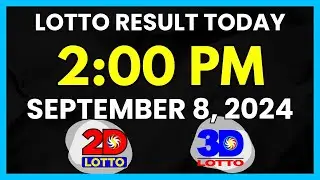 Lotto Result Today 2PM September 8, 2024 Swertres EZ2 PCSO Lotto Draw