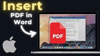 how to insert pdf file in word on mac
