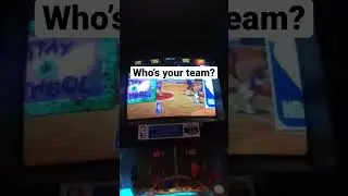 Shaq and Scott Skiles RAN THIS GAME  #nba #basketball #videogames #arcade