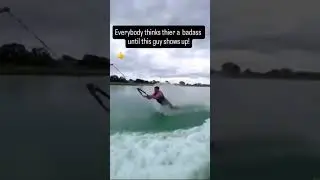 Barefoot waterski  #funny  #motivation #crazy #watersports  #lol #barefoot #watersportsfun