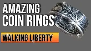 Making a coin ring from a walking liberty USA dollar