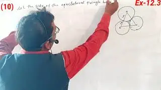 class 10th(ncert), maths, Ex-12.3, q. 9,10,by:-prem sir