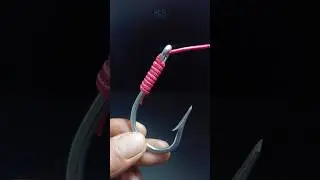How to catch a fish hook 🐟🐟very easy #knot #rope #shorts #luoicau
