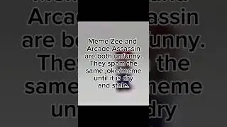 meme zee and arcade assassin aren&rsquo;t funny #fyp #memezee #staymad #unfunny #notfunny