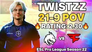 TWISTZZ 21-9 POV vs Spirit (Mirage) | QUARTER FINAL ESL Pro League Season 22