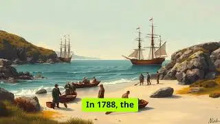 The formation of Australia through all historical periods, from the past to the present.