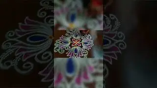 Simple Rangoli #kolam #muggulu #rangoli #smallkolam #easyrangoli #easykolam #easytodraw #kuttikolam