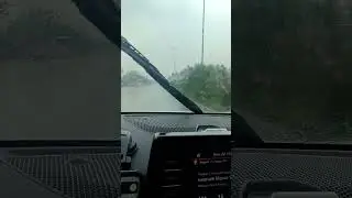 Drive on a rainy day #kerala #roadtrip #rain