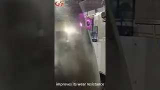 Process the large workpiece sent by our customer. #laserhardening #metalprocess #lasercladding