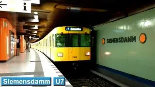 Siemensdamm U7 : Берлинский метрополитен ( BVG F92 - F87 )