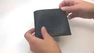 Black Lizard Coin Pocket Leather Wallet