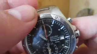 Seiko sportura chronograph
