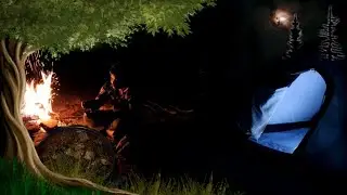 Jungle Night Camping Experience | Bonfire & Tent Stay 🌙