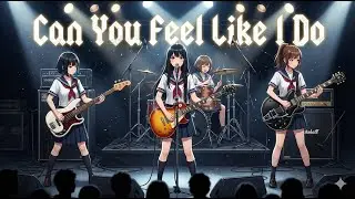 もしもJKバンドがELLEGARDEN の『Can You Feel Like I Do』をカバーしたら&hellip;【Cover by 永愛(AI)高校軽音部】