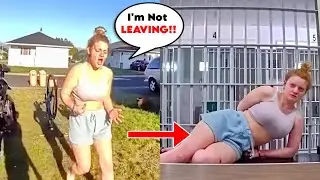 Crazy Police Encounter Entitled Woman Gets Owned
