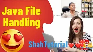 Java File Handling | Java File create Read Update Delete | Java Tutorial | #ShahTutorial