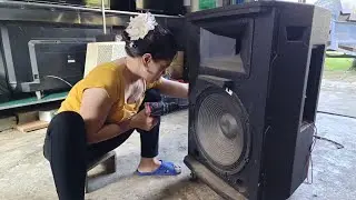 Repairing portable speakers with faulty switches and batteries. 