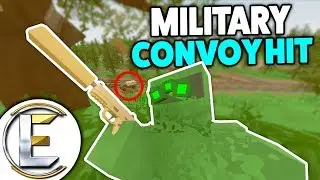 Military Convoy Hit - Unturned Roleplay (Target Is A Military Convoy So I Set Traps To Stop Them)