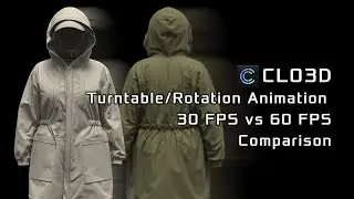 3D Fashion Garment Animation | 30 FPS vs 60 FPS CLO3D Render Comparison
