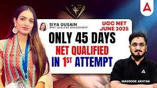 UGC NET JRF Success Stories 2025 | UGC NET Topper Interview 2025 | Siya NET Qualified in 1st Attempt