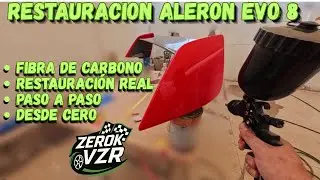 Mitsubishi Lancer Evo 8 a otro nivel  | Restauracion Aleron paso a paso